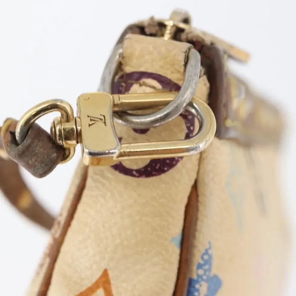 Louis Vuitton Monogram Multicolor Pochette Accessoires Pouch White